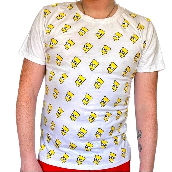 Bart Simpson Novelty Design T-Shirt - Picture 2 of 5